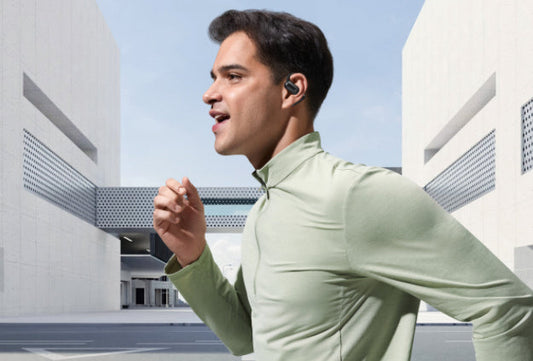 Running with open ear headphones