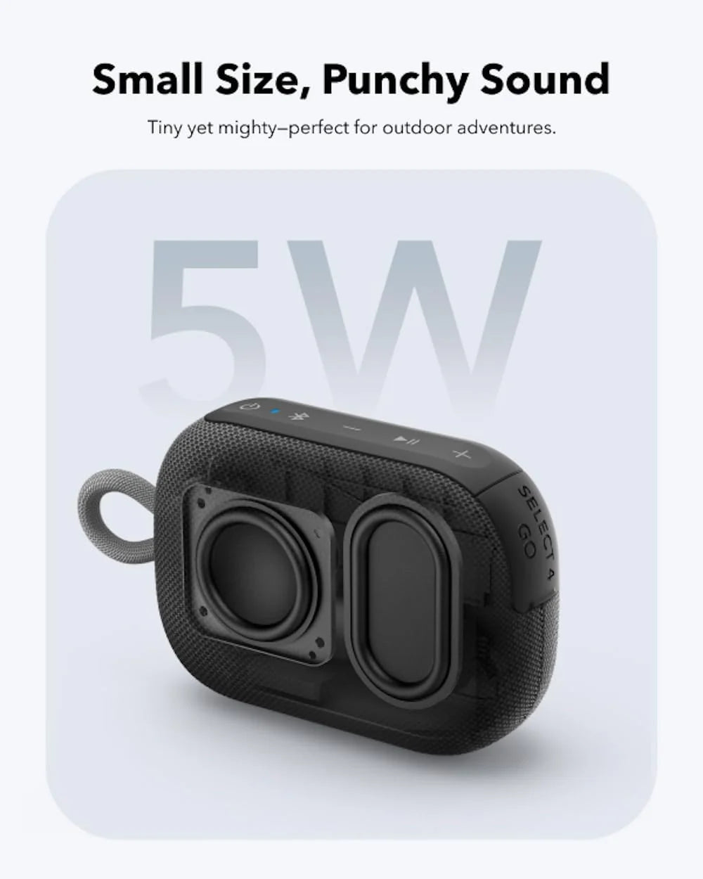 Soundcore AeroClip+ Soundcore Select 4 Go + Anker Nano Power Bank (22.5W, Built-In USB-C Connector)