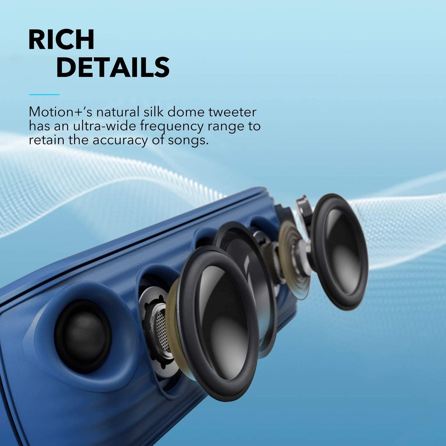 Motion+ | Portable Speaker with Intense Bass