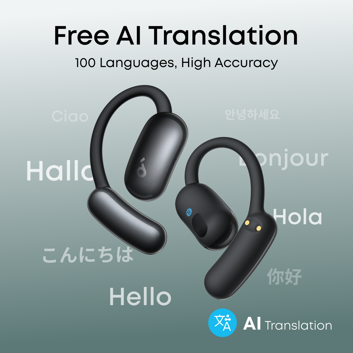 soundcore AeroFit 2 AI Assistant | AI Translation for a Connected World