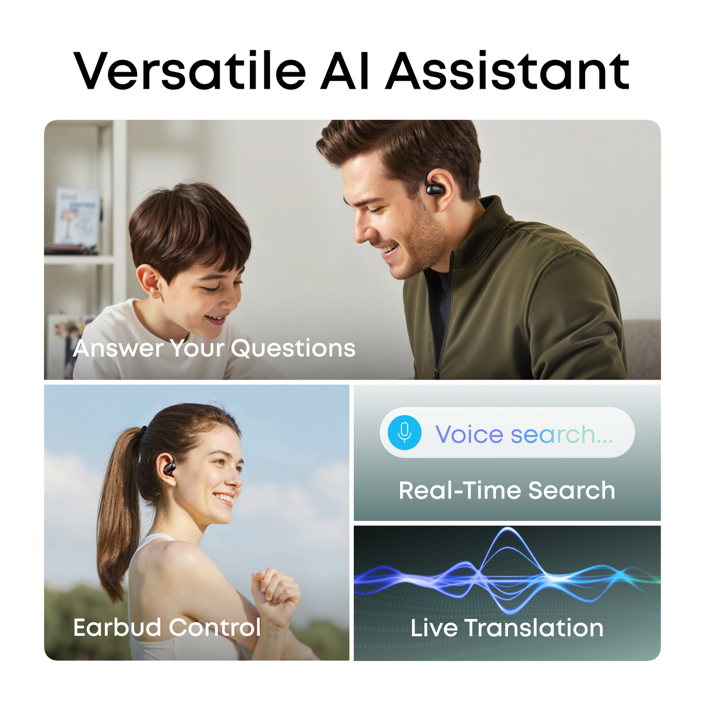 soundcore AeroFit 2 AI Assistant | AI Translation for a Connected World