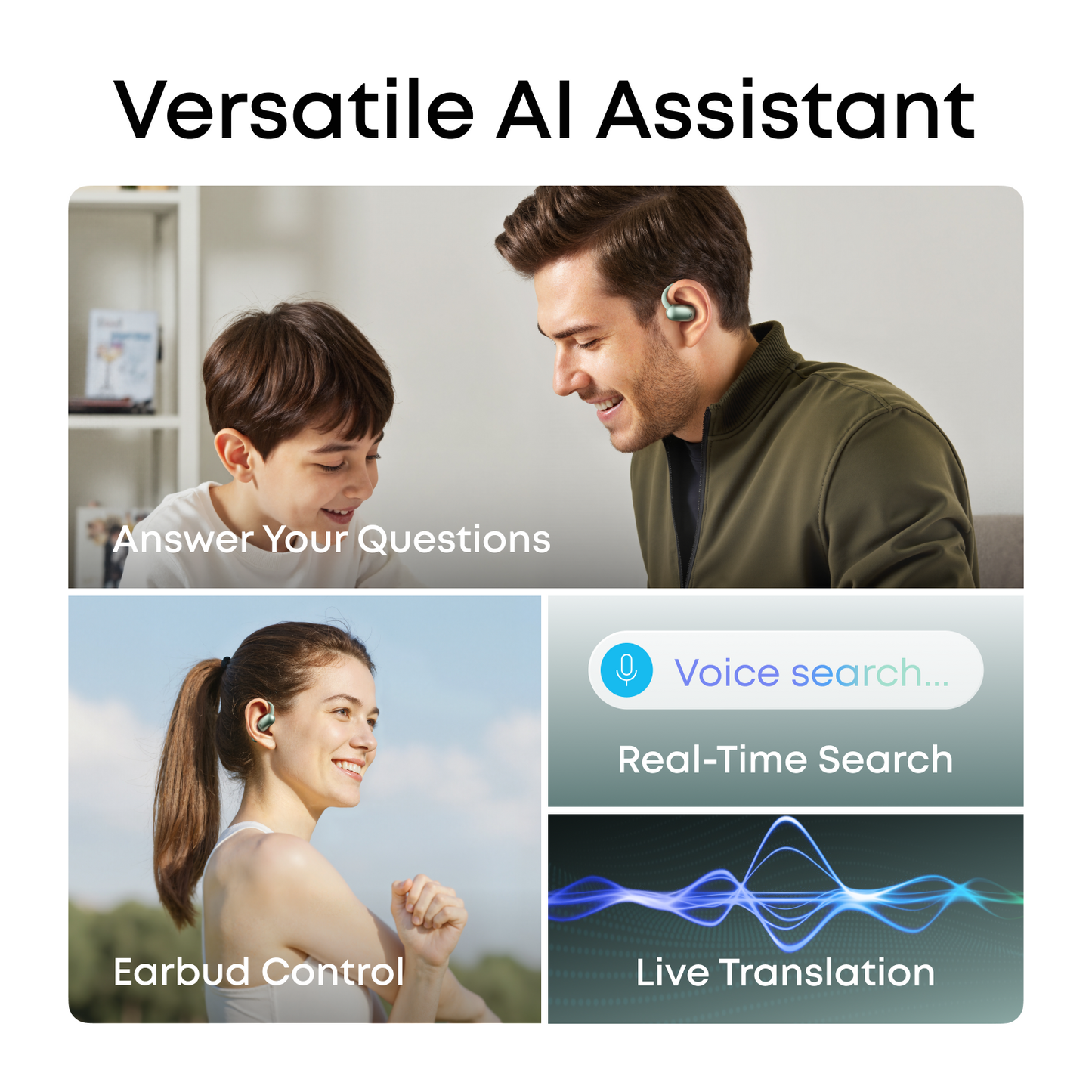 soundcore AeroFit 2 AI Assistant | AI Translation for a Connected World