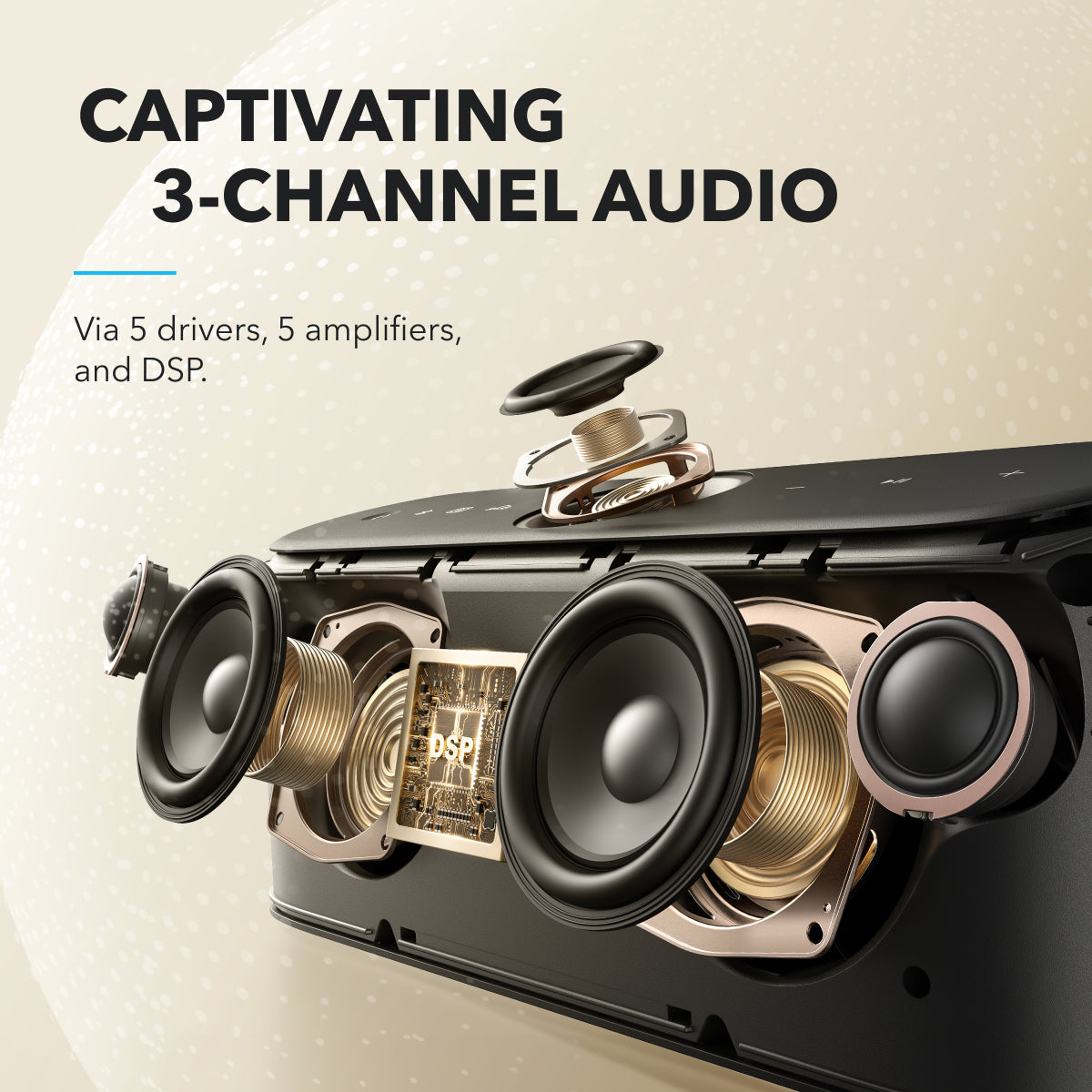 Motion X600 | High-Quality Sound Wireless Speaker(Refurbished)