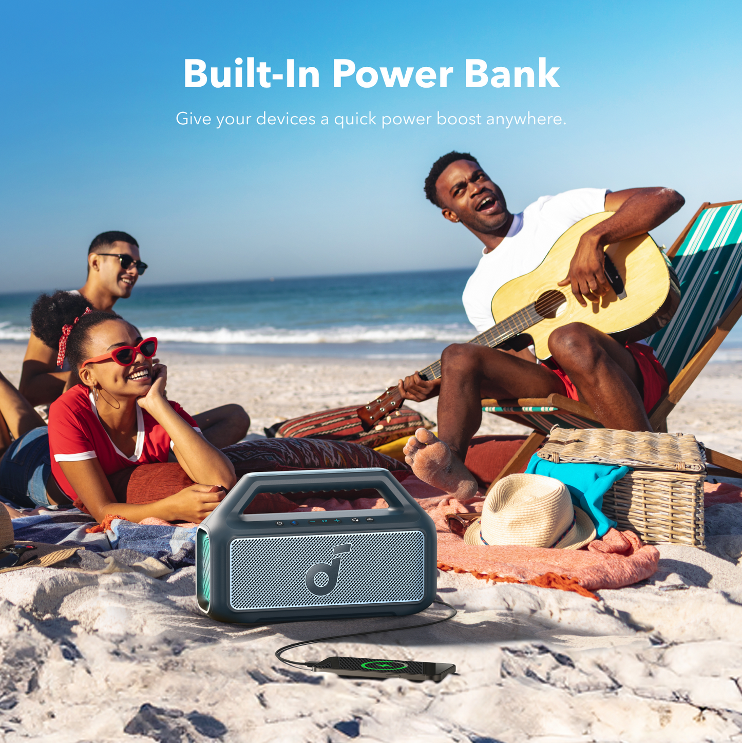 Boom 2 | Portable Bluetooth Speaker for Bass(Refurbished)