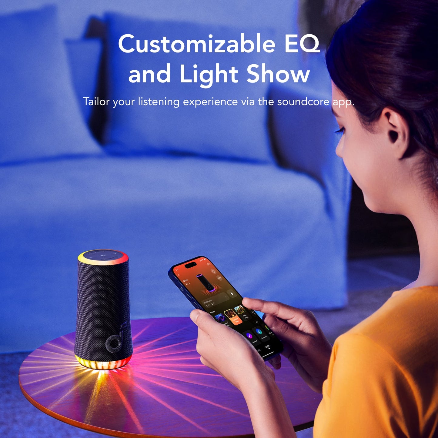 Glow | Portable Speaker with Synchronized Light Show