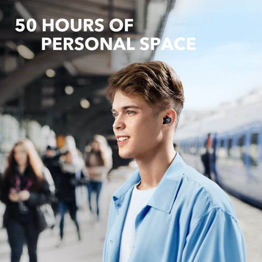 soundocore Space A40 Noise Cancelling Earbuds for on-the-go use