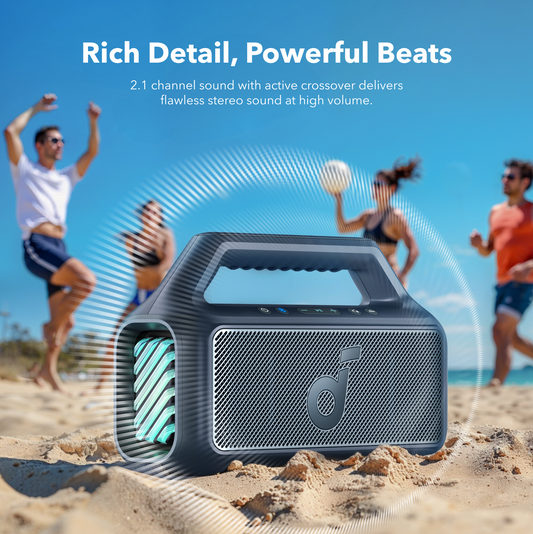 soundcore Boom 2 Portable Bluetooth Speaker for outdoor use