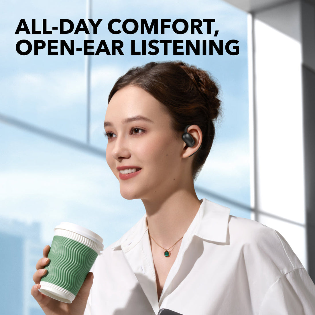 soundcore AeroFit 2 Open-Ear Wireless Earbuds All Day Comfort
