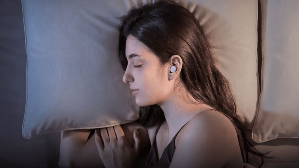 Wearing earbuds to sleep