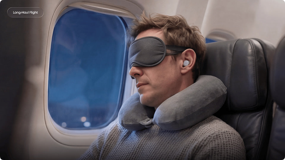 Sleeping on a train