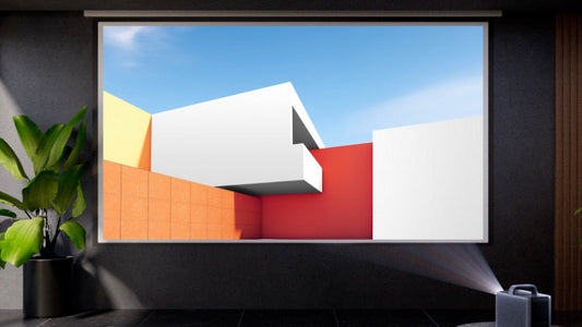 Projector screen ceiling mount