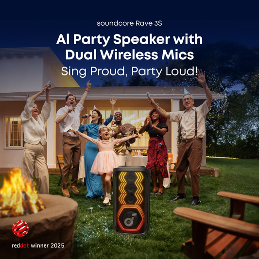 soundcore Rave 3S speakers using for holding a party