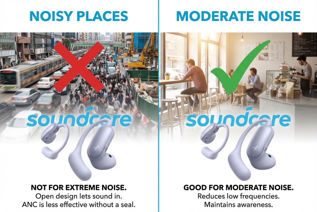 soundcore aerofit 2 pro use in noise environment