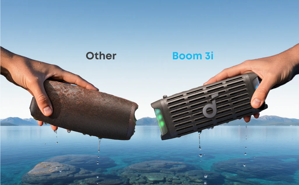 soundcore Boom 3i speakers using for ourdoors