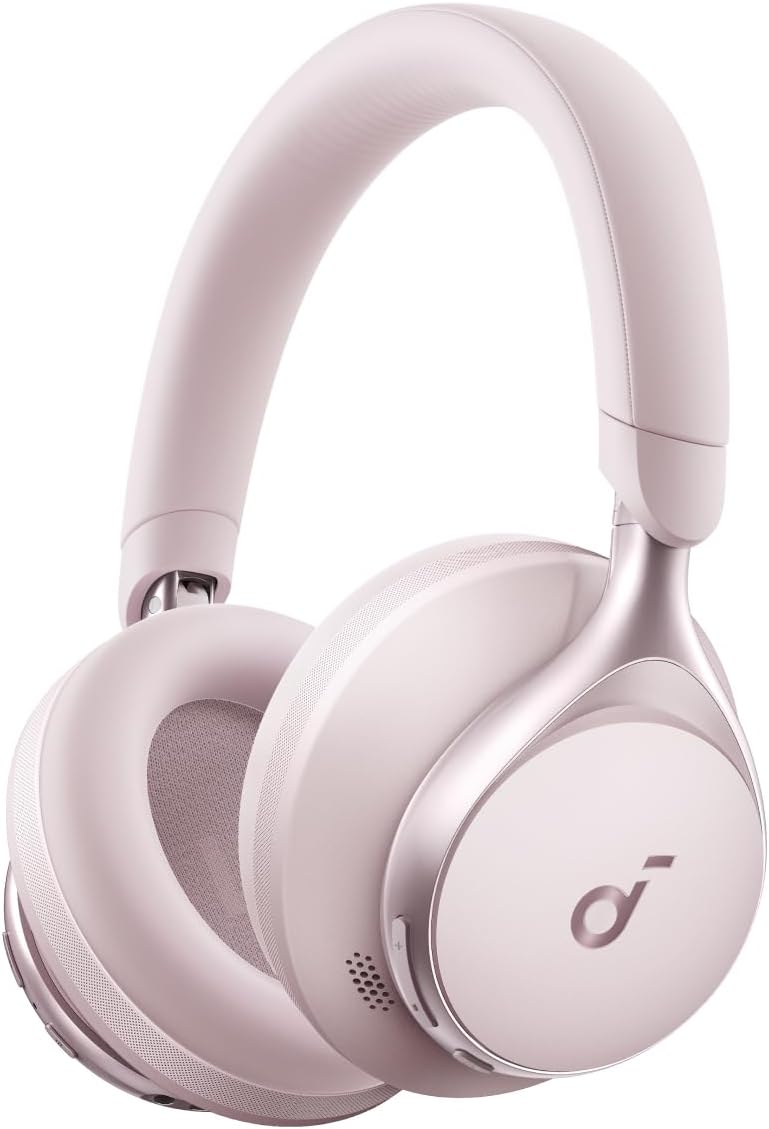 soundcore Space One | Noise Cancelling Headphones, 2X Stronger Voice Reduction
