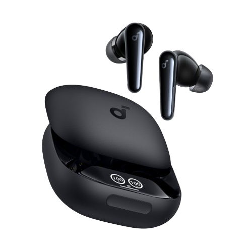 soundcore Liberty 4 Pro Noise Cancelling Earbuds Touch Bar Display