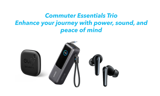 Anker Laptop Power Bank+Soundcore Liberty 5+Eufy SmartTrack Link