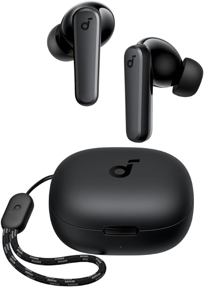 soundcore P20i True Wireless Earbuds On Go Design Lanyard Attached