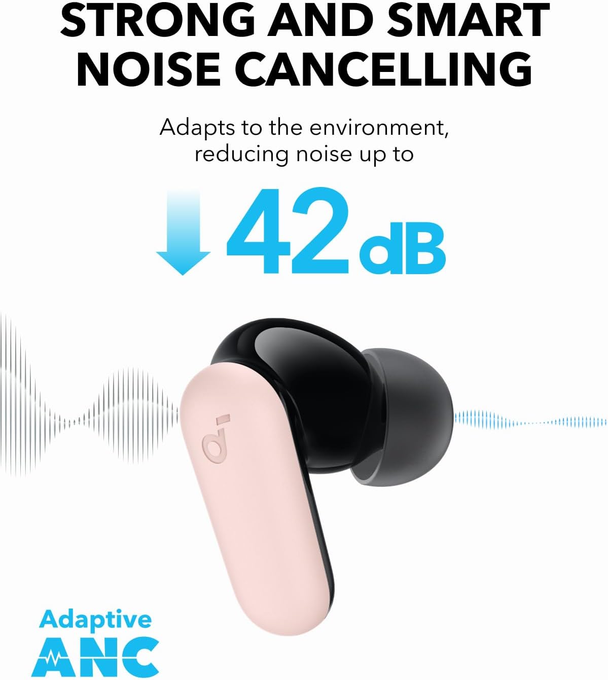 soundcore P30i | Noise Cancelling Earbuds, 2-in-1 Charging Case and Phone Stand