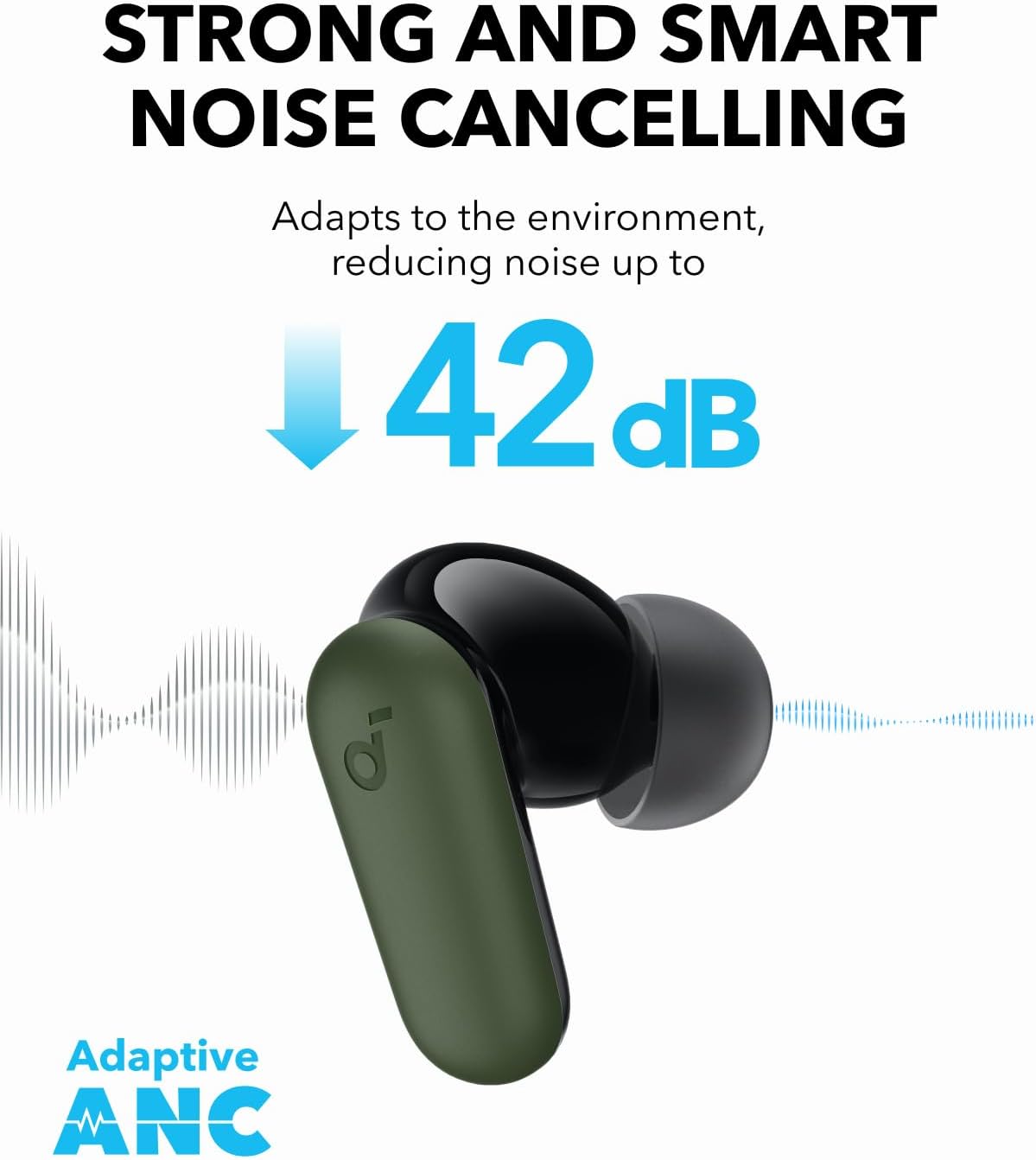 soundcore P30i | Noise Cancelling Earbuds, 2-in-1 Charging Case and Phone Stand