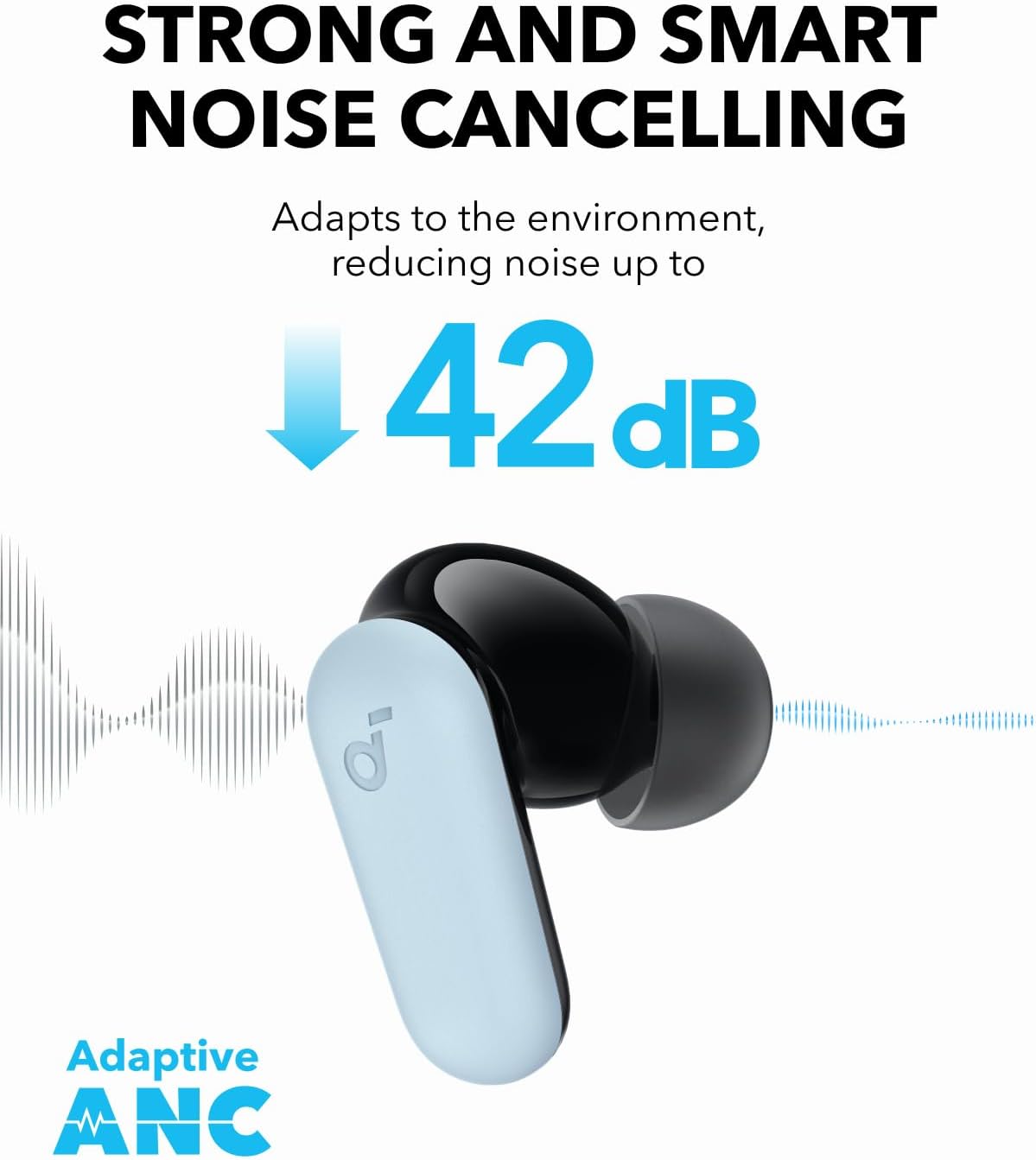 soundcore P30i | Noise Cancelling Earbuds, 2-in-1 Charging Case and Phone Stand
