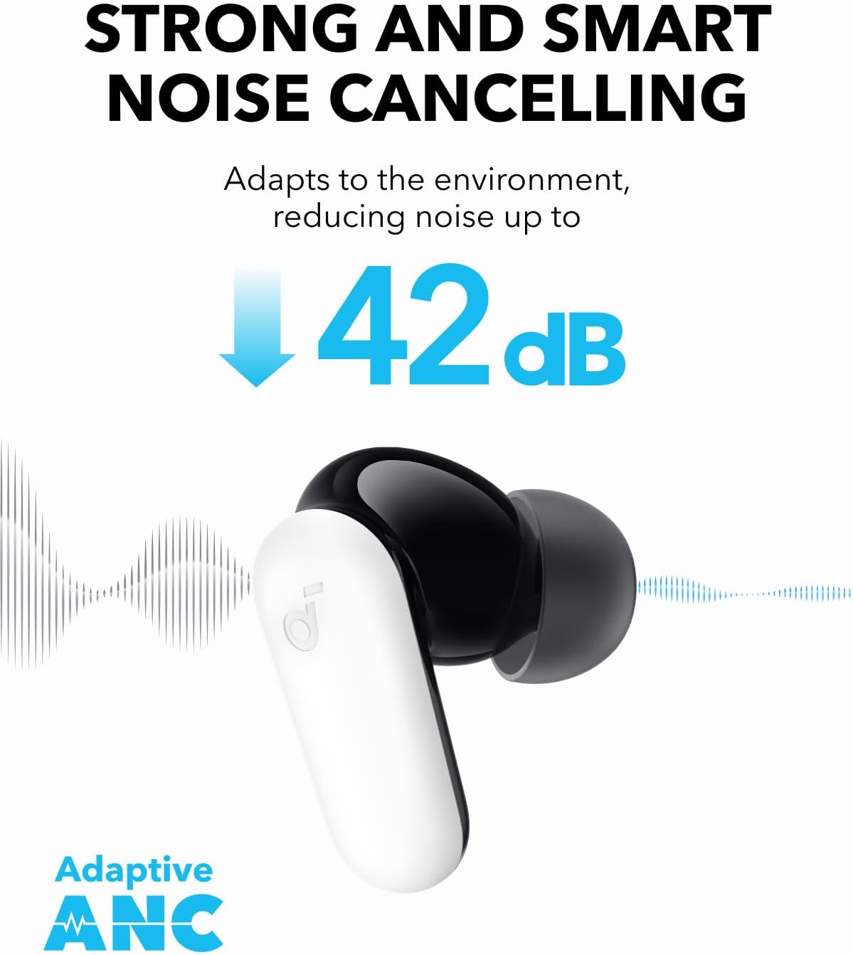 soundcore P30i | Noise Cancelling Earbuds, 2-in-1 Charging Case and Phone Stand