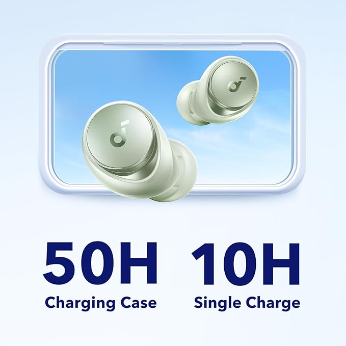 soundcore Space A40 | Long-Lasting Noise Cancelling Earbuds, Hi-Res Sound