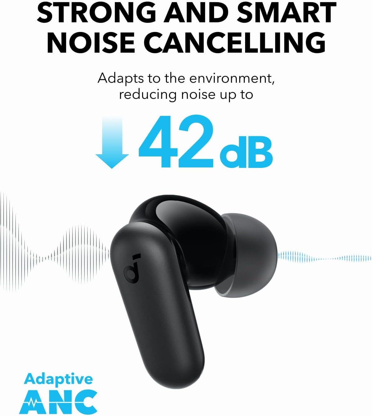 soundcore P30i | Noise Cancelling Earbuds, 2-in-1 Charging Case and Phone Stand
