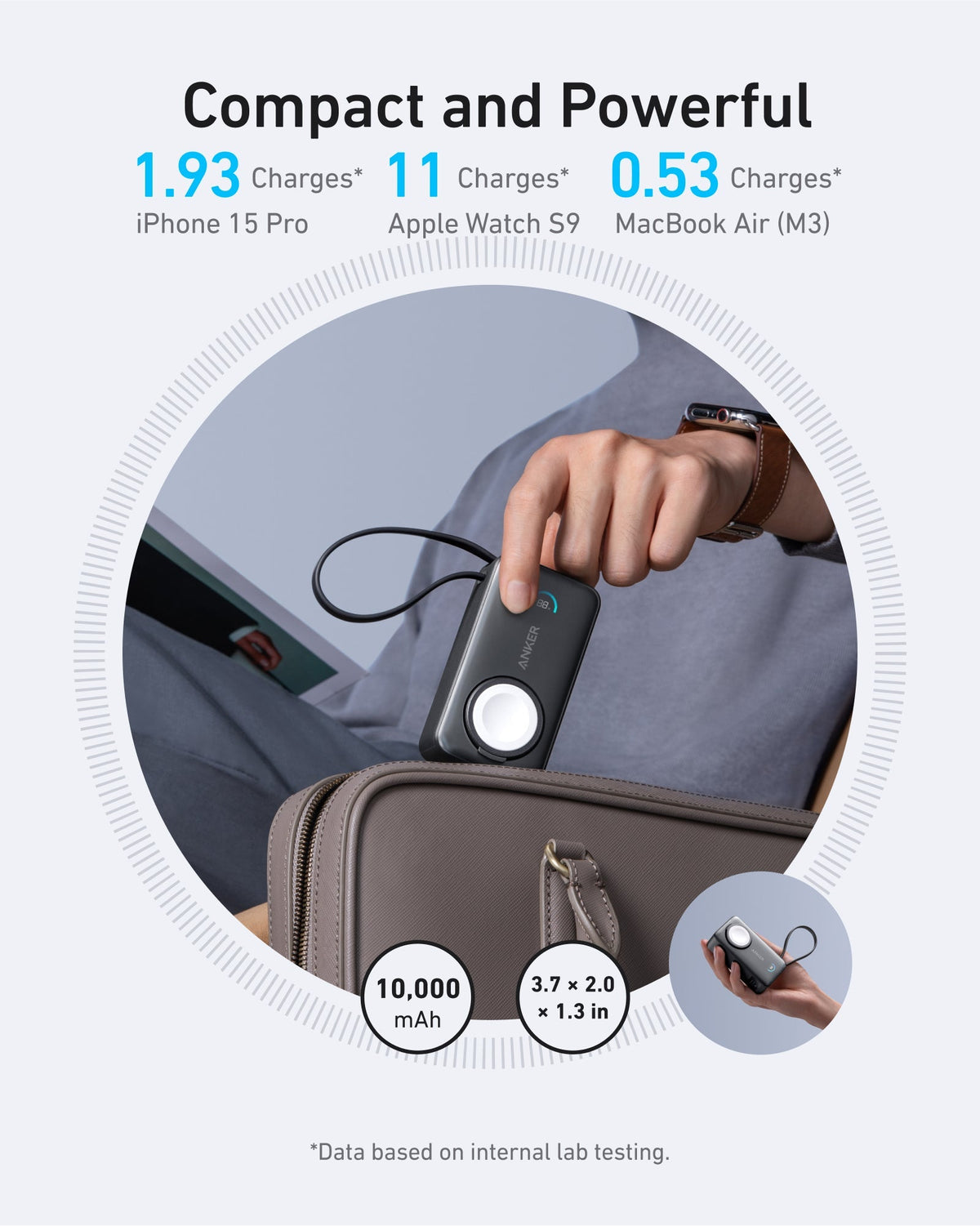 Liberty 4 NC | True-Wireless Noise Cancelling Earbuds + Anker MagGo Power Bank (10K, 35W, For Apple Watch)