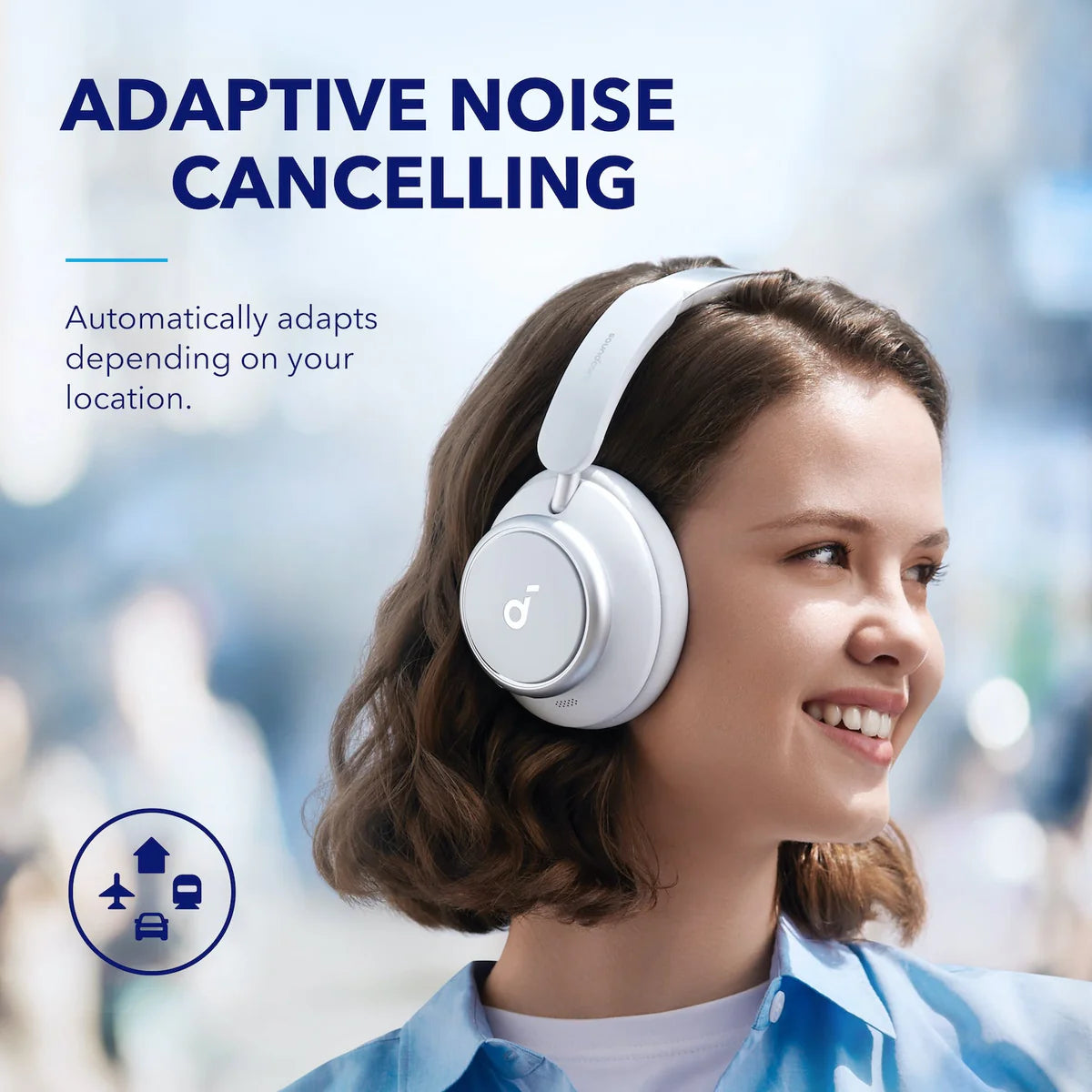 soundcore Space Q45 | Noise Cancelling Headphones, 50H ANC Playtime