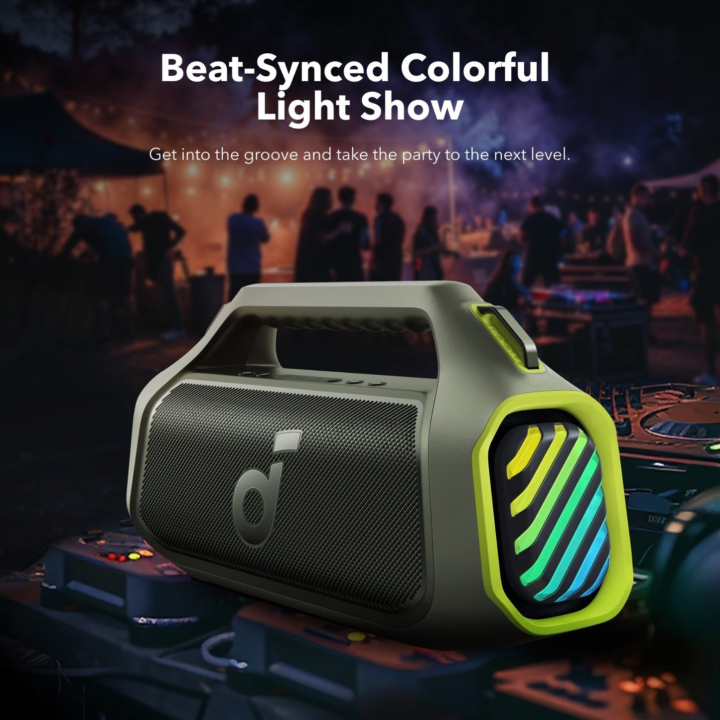 soundcore Boom 2 Plus | Outdoor Bluetooth Speaker, 140W Sound and RGB Lights