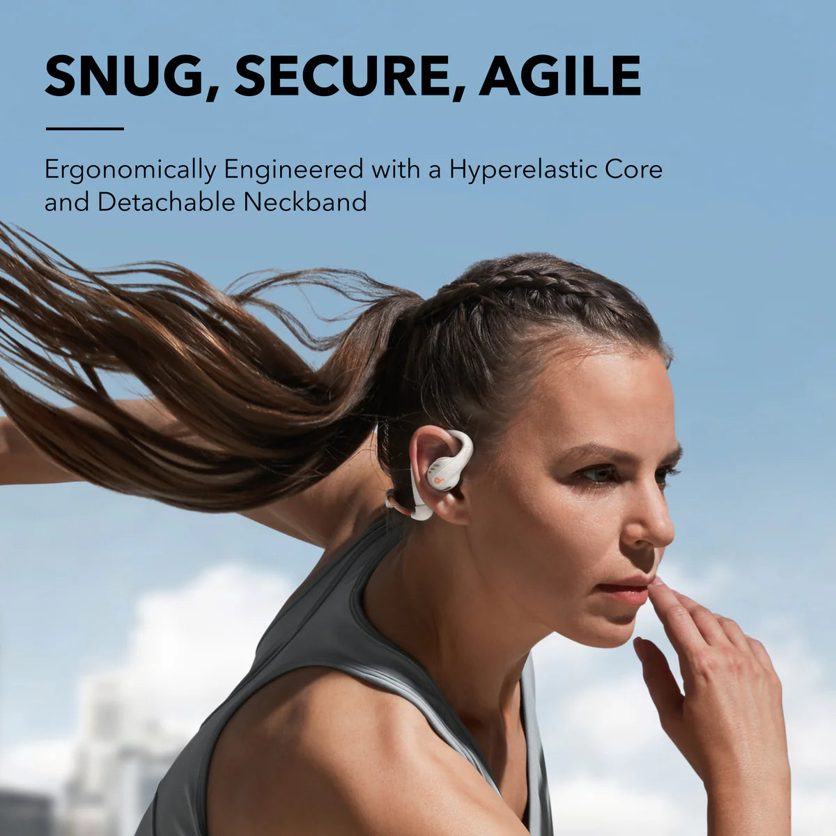soundcore AeroFit Pro | Open-Ear Headphones, Ultra Secure Fit