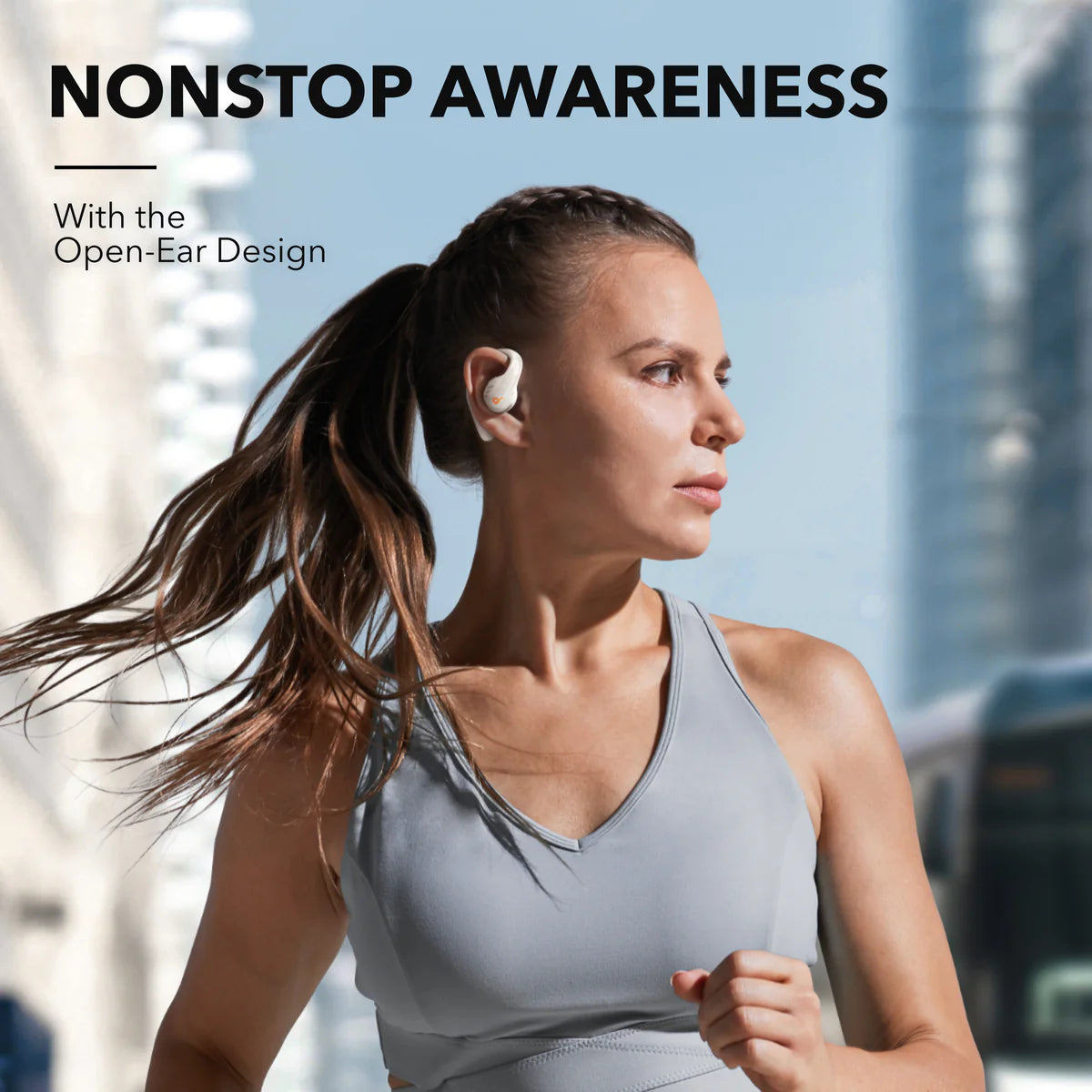 soundcore AeroFit Pro | Open-Ear Headphones, Ultra Secure Fit