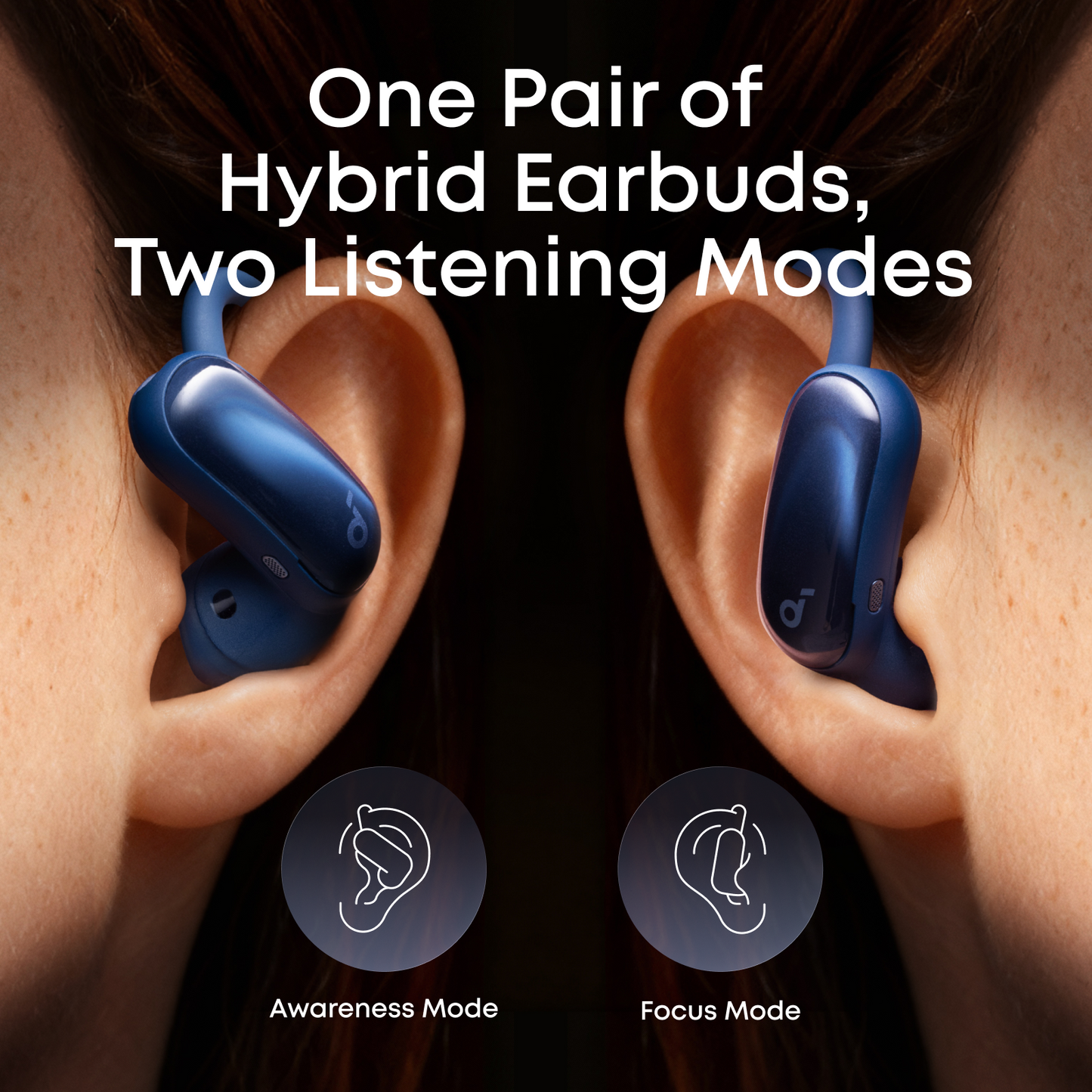 soundcore AeroFit 2 Pro | 2-in-1 Hybrid Earbuds