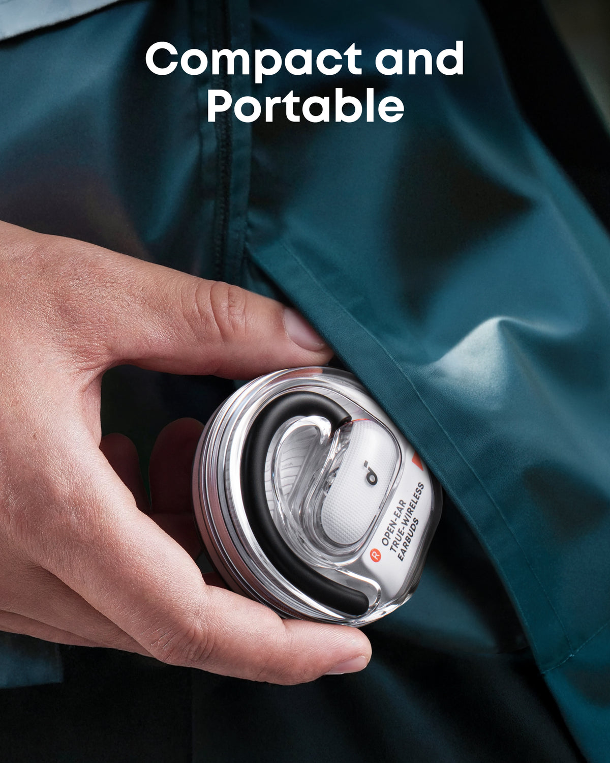 V40i | Open ear headphones with AI calls Bluetooth 5.4