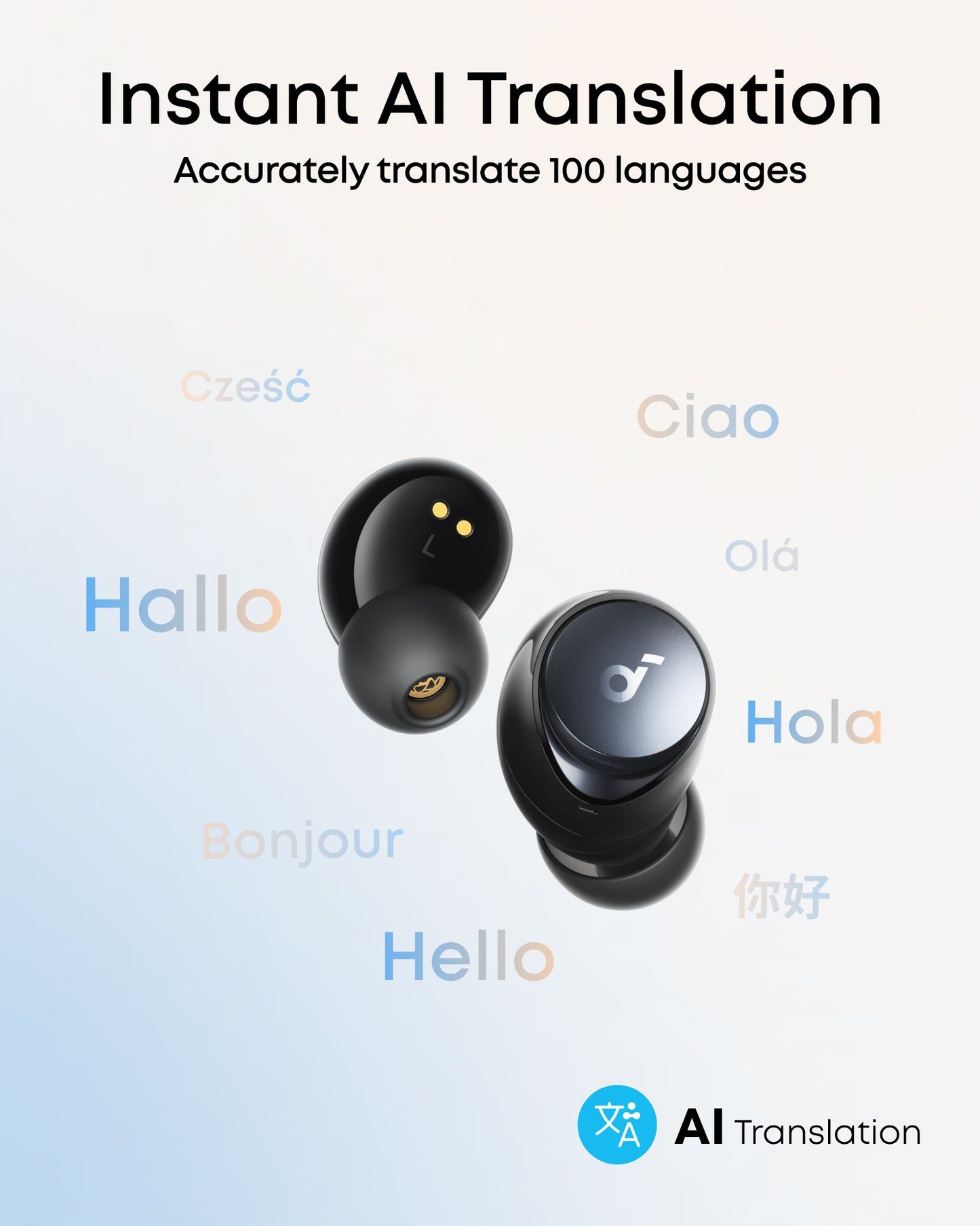 soundcore Space A40 | Long-Lasting Noise Cancelling Earbuds, Hi-Res Sound