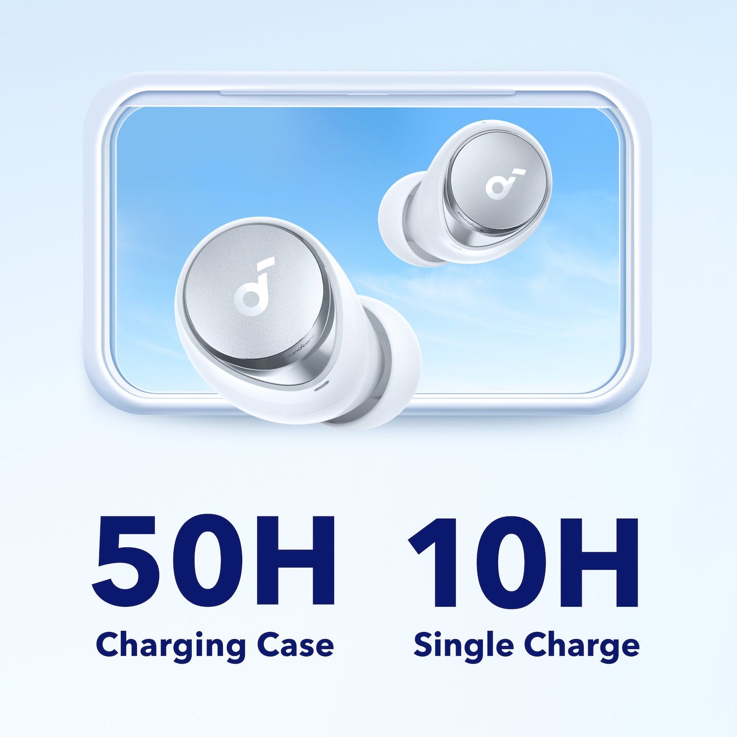 soundcore Space A40 | Long-Lasting Noise Cancelling Earbuds, Hi-Res Sound