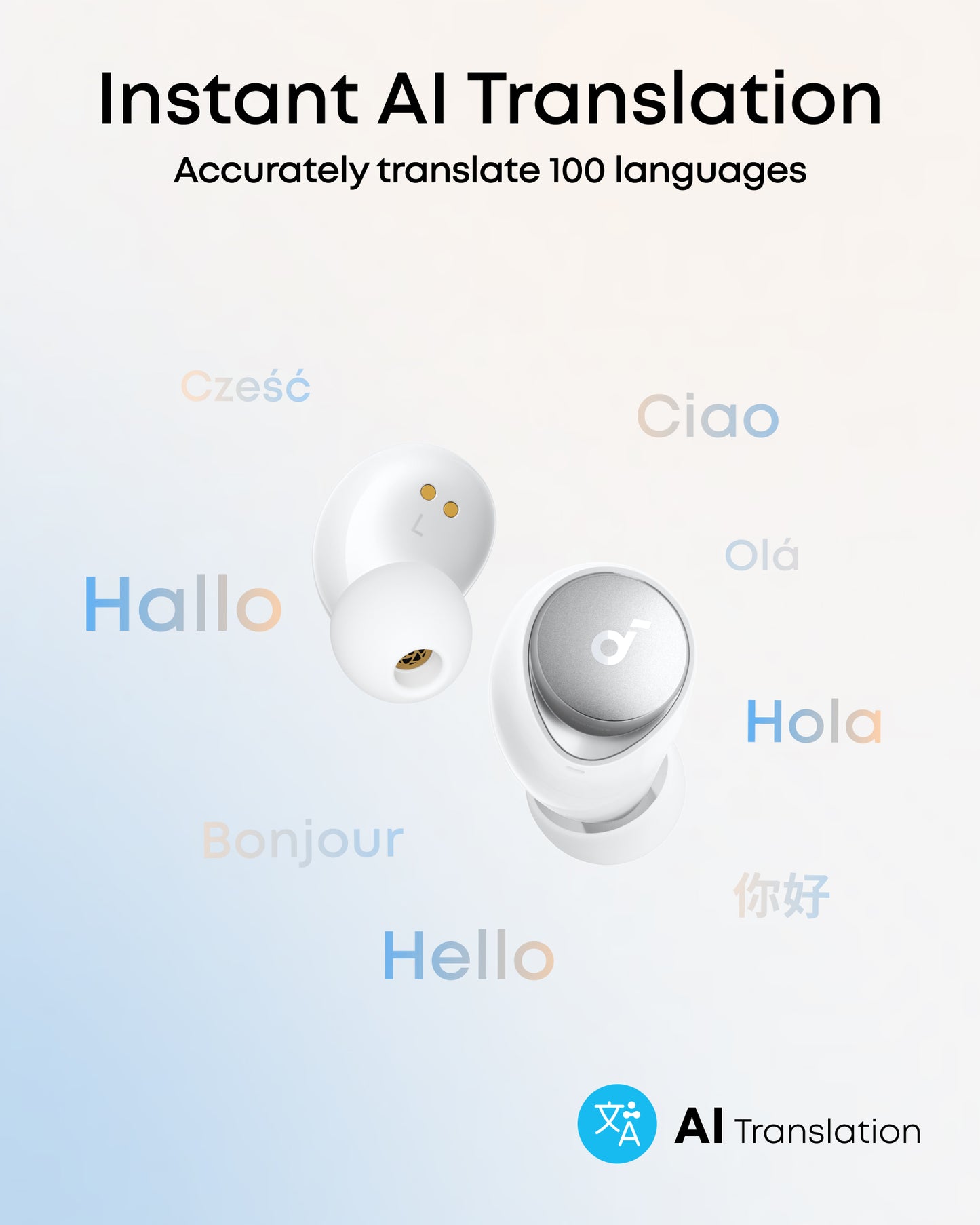 soundcore Space A40 | Long-Lasting Noise Cancelling Earbuds, Hi-Res Sound
