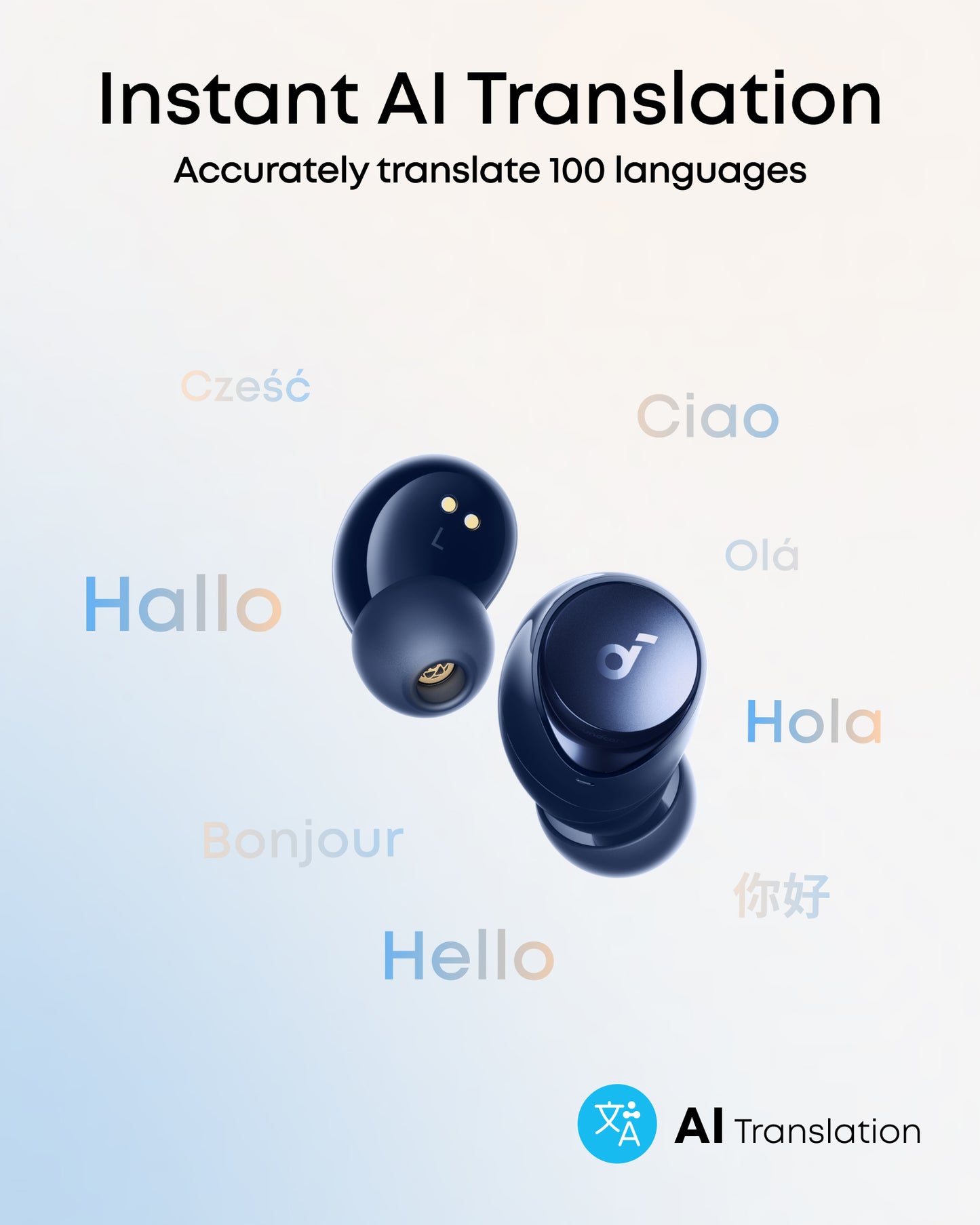 soundcore Space A40 | Long-Lasting Noise Cancelling Earbuds, Hi-Res Sound