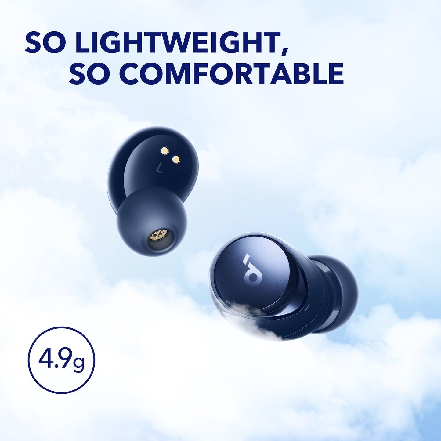 soundcore Space A40 | Long-Lasting Noise Cancelling Earbuds, Hi-Res Sound