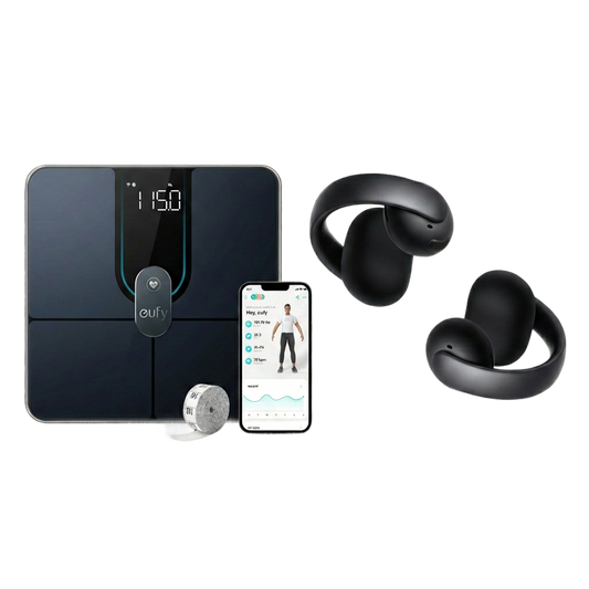 soundcore AeroClip Open-Ear Earbuds & eufy Smart Scale P2 Pro