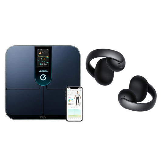 soundcore AeroClip Open-Ear Earbuds & eufy Smart Scale P3