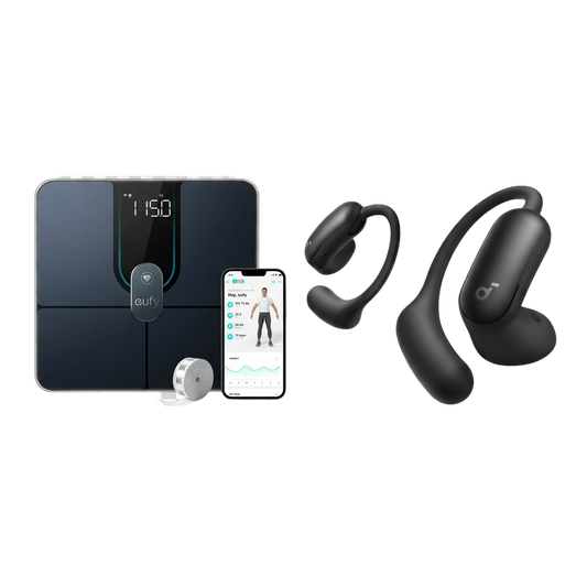 soundcore AeroFit 2 Pro Open-Ear Earbuds & eufy Smart Scale P2 Pro