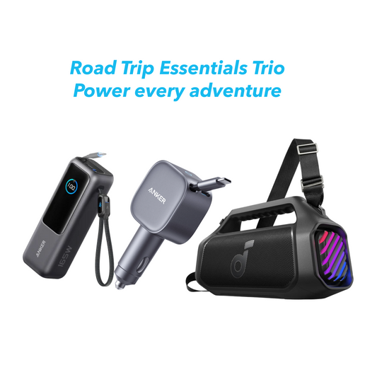 Soundcore Boom 2 Plus +Anker Prime 27,650mAh Power Bank (250W)+Anker USB-C Car Charger