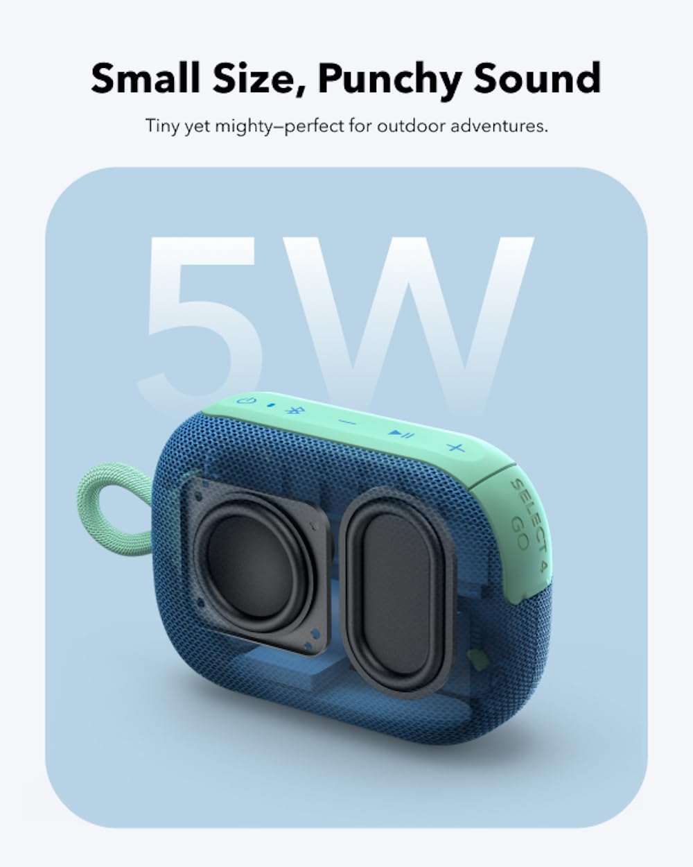 Select 4 Go ｜Ultra Portable Bluetooth Speaker
