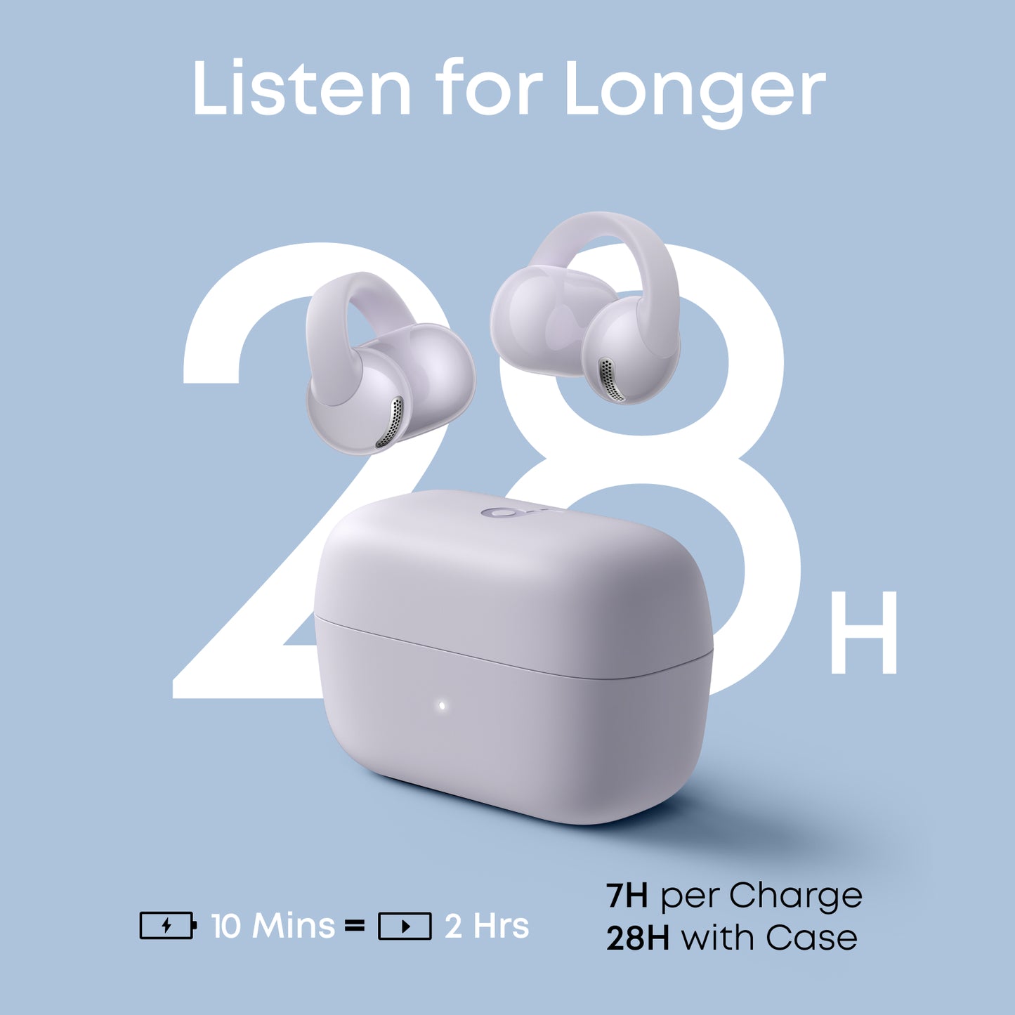 soundcore C50i | Open-Ear Clip-On Earbuds with Adaptive Comfort