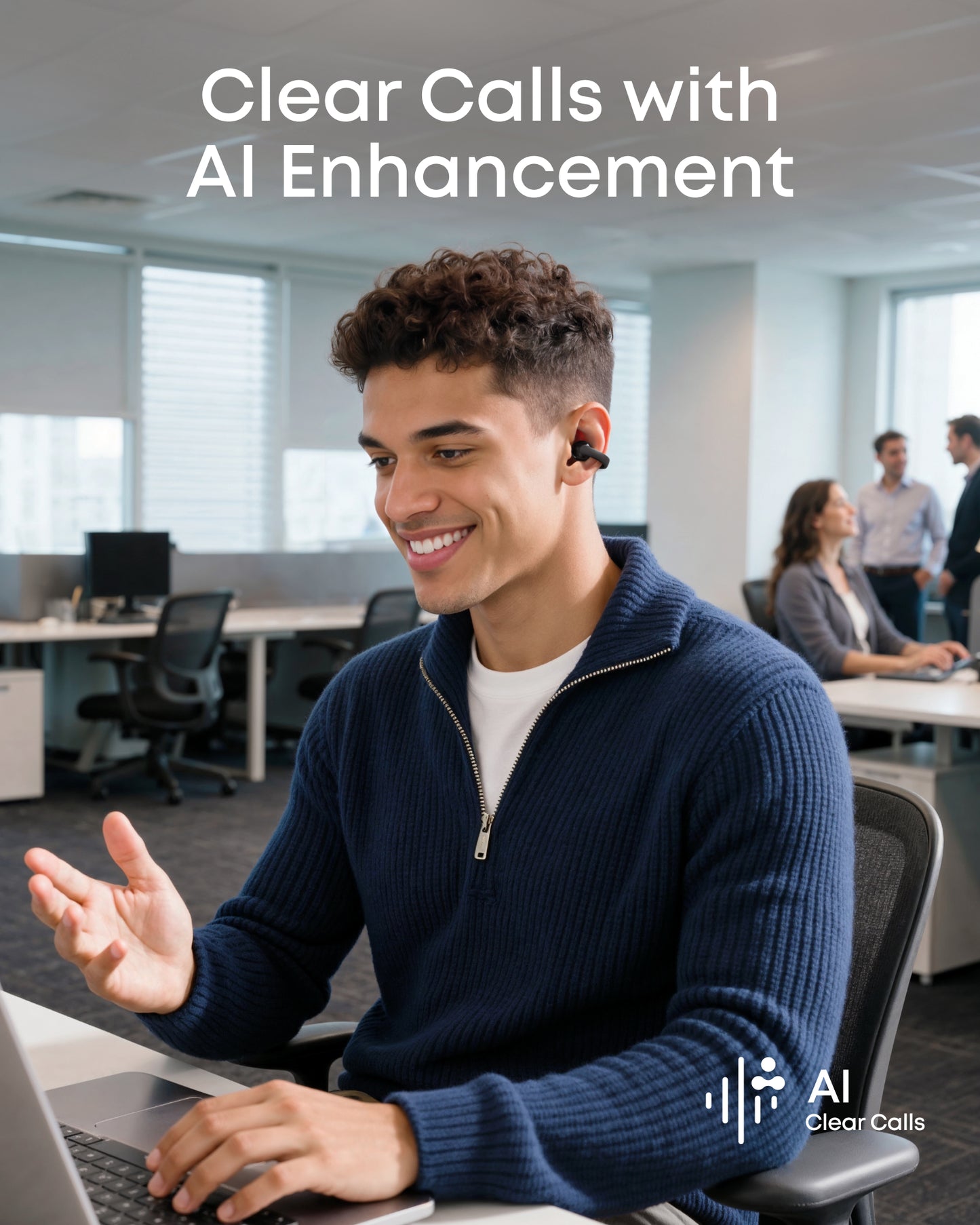 C50i | Comfortable Clip-On Earbuds with Powerful Bass