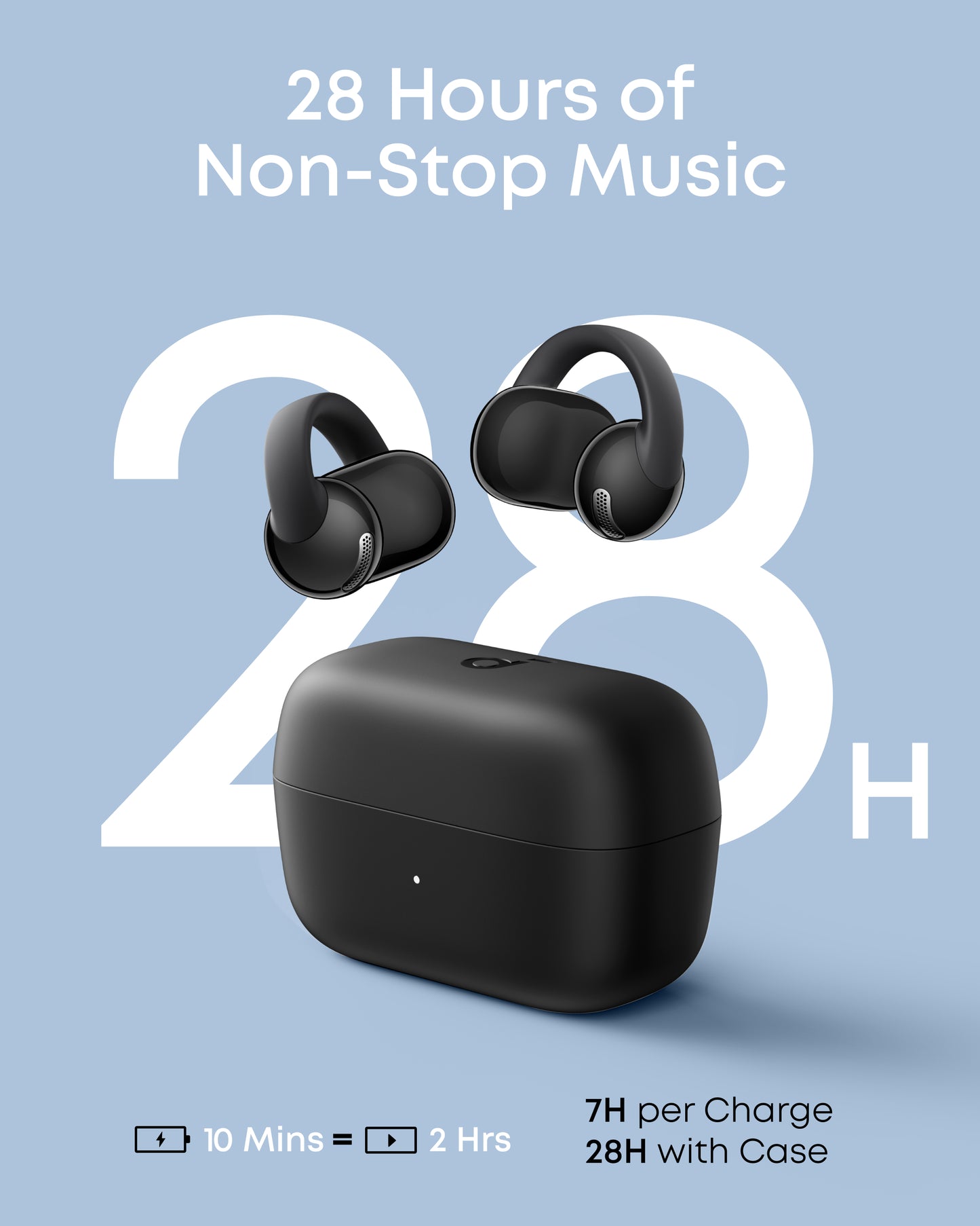 C50i | Comfortable Clip-On Earbuds with Powerful Bass