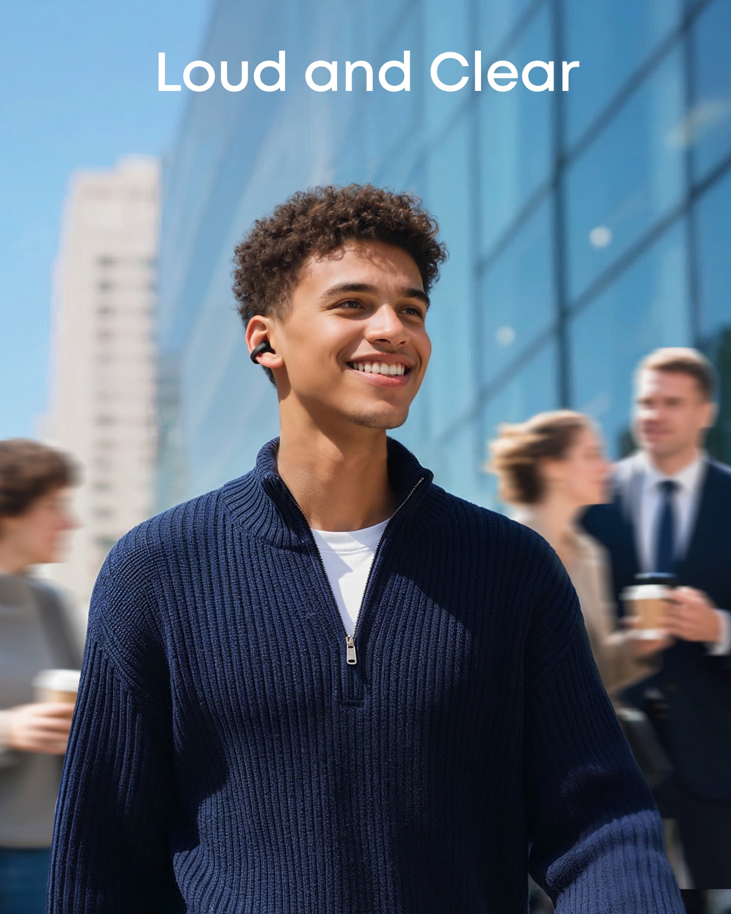 C50i | Comfortable Clip-On Earbuds with Powerful Bass