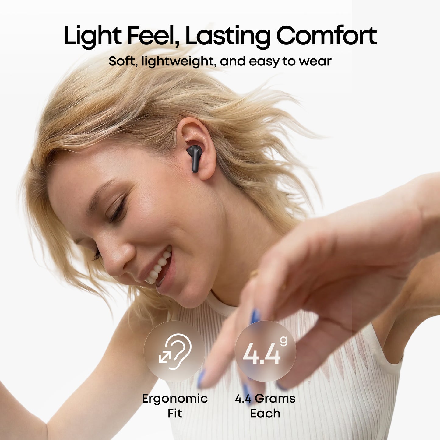 Soundcore P42i｜Adaptive ANC & Hi-Res Audio Earbuds